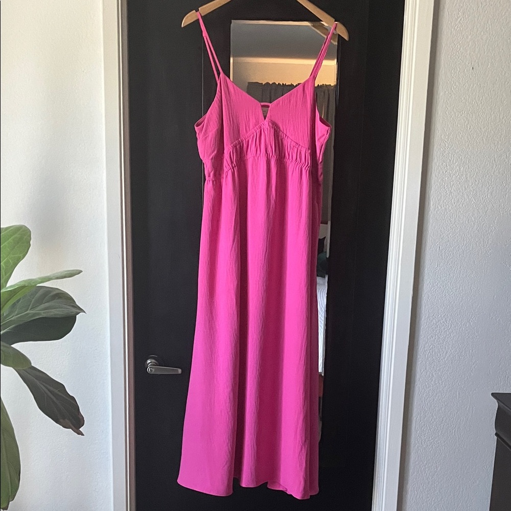 a new day Bright Pink Maxi Slip Dress